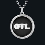 OTL Emoticon ~ Koreanischer Slang Versilberte Kette<br><div class="desc">Auf die Knie. Globe Trotters ist auf die Idiosynkratische Bildsprache aus der ganzen Welt spezialisiert. Hier finden Sie einzigartige Grußkarten,  Postkarten,  Poster,  Mousepads und mehr.</div>