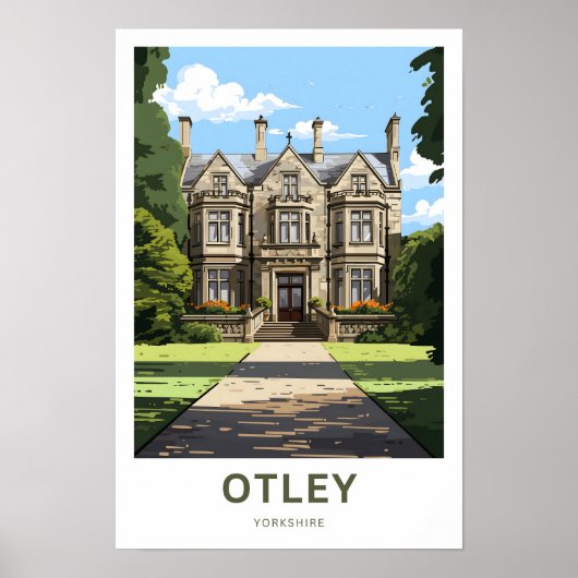 Otley Yorkshire Travel Print Poster (Vorne)