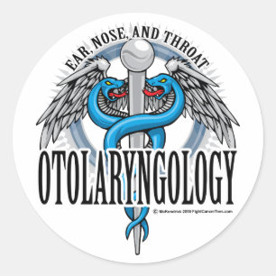 Otolaryngologie Runder Aufkleber