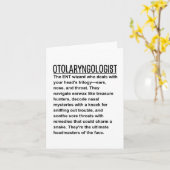 Otolaryngologin Karte (Gelbe Blume)