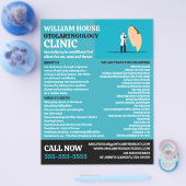 Otolaryngologin Otolaryngology Clinic Flyer (Einzeln)