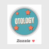 Otologie Aufkleber (Blatt)