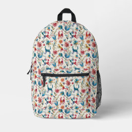 Otomi-Inspiriertes Design Bedruckter Rucksack