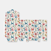 Otomi-Inspiriertes Design Geschenkschachtel (Ungefaltet)