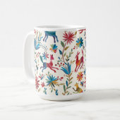 Otomi-Inspiriertes Design Kaffeetasse (Vorderseite Links)