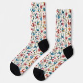 Otomi-Inspiriertes Design Socken (Linkes Detail)