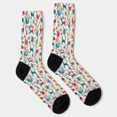 Otomi-Inspiriertes Design Socken (Rechts)