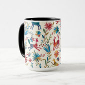 Otomi-Inspiriertes Design Tasse (Vorderseite Links)
