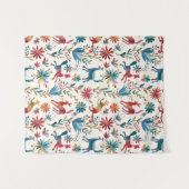 Otomi-Inspiriertes Design Wandteppich (Vorderseite (Horizontal))