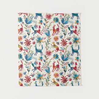 Otomi-Inspiriertes Design Wandteppich