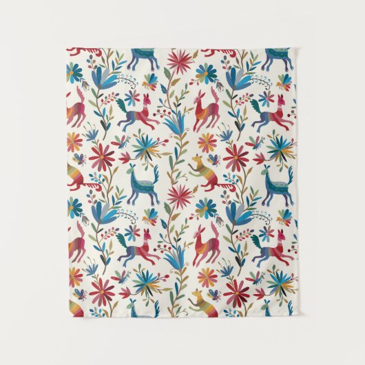 Otomi-Inspiriertes Design Wandteppich (Vorderseite)