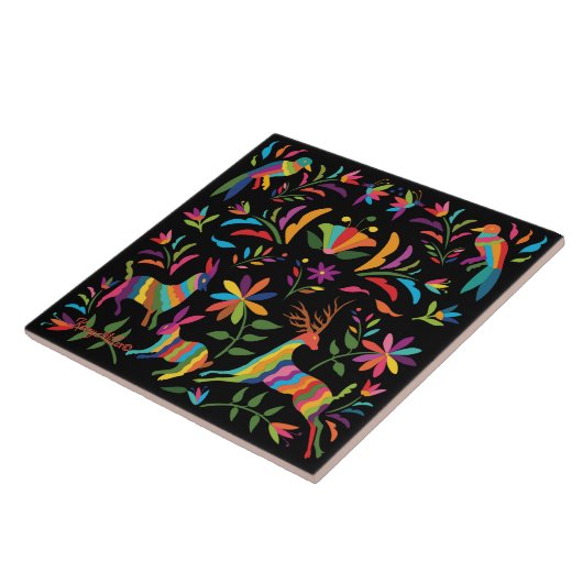 Otomi-Keramik Fliese (Seite)