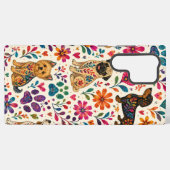 Otomi Kunst Hund Samsung Galaxy Hülle (Rückseite (Horizontal))