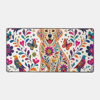 Otomi Kunst Hund Schreibtischunterlage