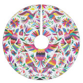 Otomi Tree Skirt Polyester Weihnachtsbaumdecke (Vorderseite)