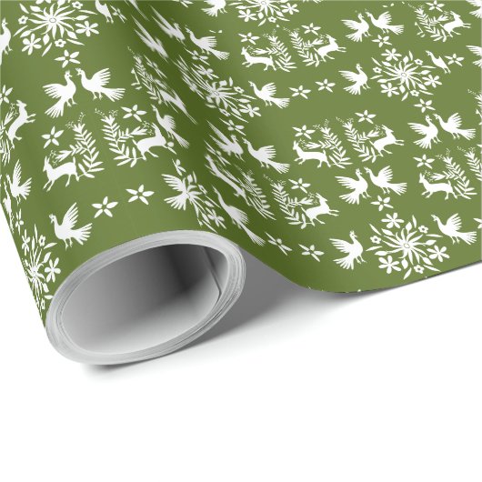 Otomi-Wohngestaltung Geschenkpapier (Rolleneckpunkt)