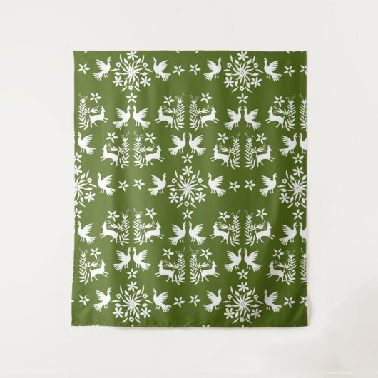 Otomi-Wohngestaltung Wandteppich (Vorderseite)