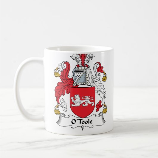 O'Toole-Familienwappen Kaffeetasse (Links)