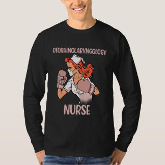Otorhinolaryngology Nurse Boxing Gloves Fighter T-Shirt