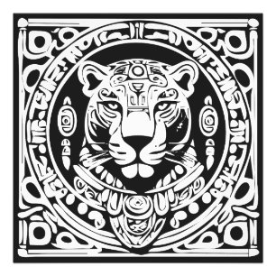 OTORONGO   Alter Jaguar-Stil der Inka und Mayas Fotodruck