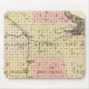 Ototer Landkreis, Nebraska Mousepad