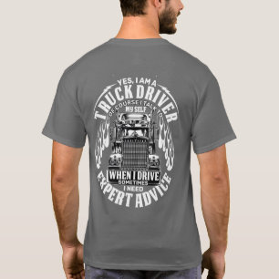 OTR-LKW-Semitrailer-Fahrer Experte Ratgeber Lustig T-Shirt