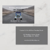 OTR Truckers Business Card Visitenkarte (Vorne/Hinten)