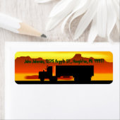 OTR Trucking Sundown Semi Rücksendeadressen-Aufkle (Insitu)