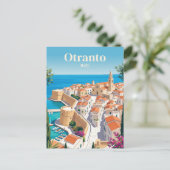 Otranto, Italien Postkarte (Stehend Vorderseite)