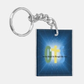 OTS - Niemand sollte allein durch das gehen Schlüsselanhänger (Vorderseite links)