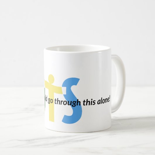 OTS-Tasse, das sollte niemand alleine durchgehen Kaffeetasse (VorderseiteRechts)