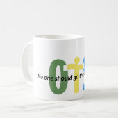 OTS-Tasse, das sollte niemand alleine durchgehen Kaffeetasse (Vorderseite Links)