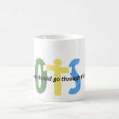 OTS-Tasse, das sollte niemand alleine durchgehen Kaffeetasse (Mittel)