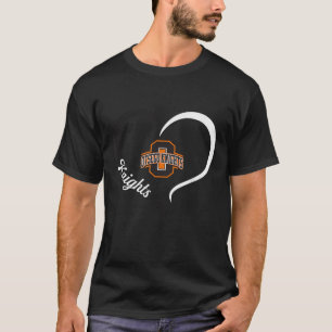 Otsego Knights Logo Halbherz Slogan Hs T-Shirt