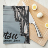 Otsu, japan, Blossom Geschirrtuch (Viertel Falte)