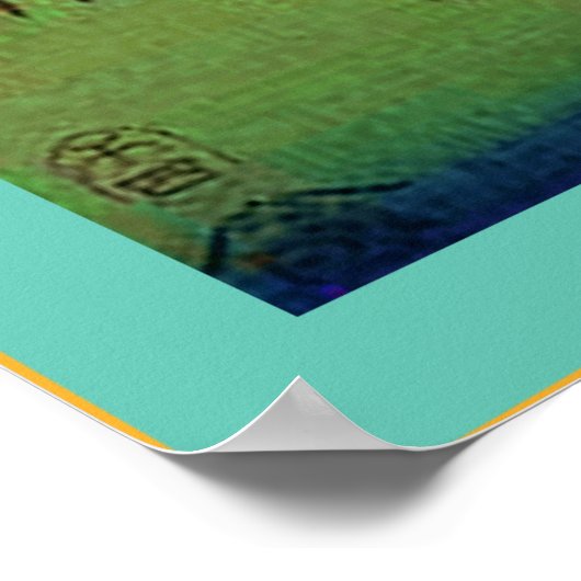 Otsuki Fields ~ Vintag Japanisch Poster (Ecke)