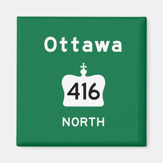 Ottawa 416 magnet (Vorne)