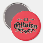 Ottawa 613 magnet (Vorderseite/Rückseite)