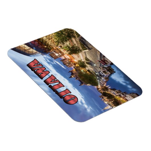 Ottawa bei Dämmerung Magnet (Rechte Seite)