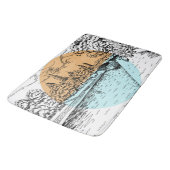 Ottawa Canada Illustration bath mattes Badematte (Schrägansicht)