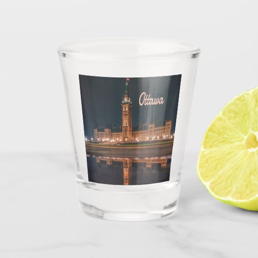 Ottawa Canada Ontario Schnapsglas (Vorderseite)