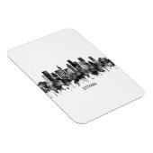 Ottawa Canada Skyline BW Magnet (Rechte Seite)