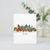 Ottawa Canada Skyline Feiertagspostkarte (Stehend Vorderseite)