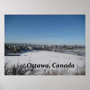 Ottawa Canada Skyline Foto Poster