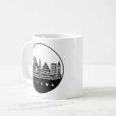 Ottawa Canada Skyline Kaffeetasse (Vorderseite Links)