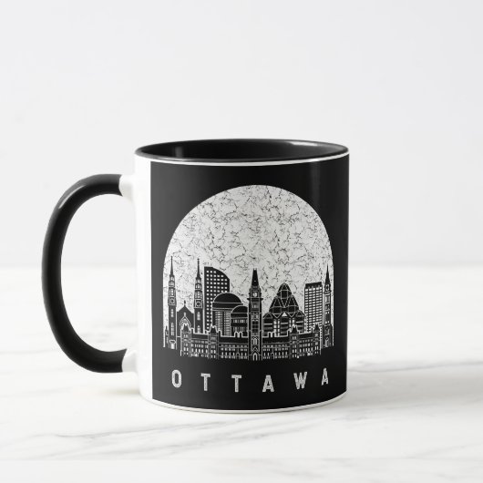 Ottawa Canada Skyline Tasse (Links)