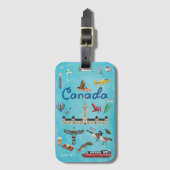 Ottawa Canada Summer Greetings  Gepäckanhänger (Vorderseite Vertikal)