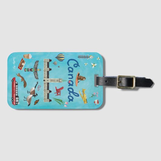 Ottawa Canada Summer Greetings  Gepäckanhänger (Vorderseite (Horizontal))