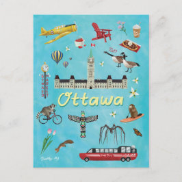 Ottawa Canada Summer Greetings Postkarte