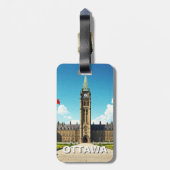 Ottawa Canada Travel Gepäckanhänger (Rückseite vertikal)